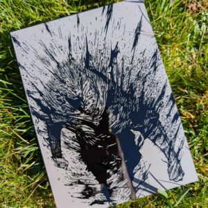 Home gravure sur plaque acrylique noir "itadori yuji" version