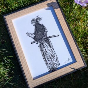 Home cadre avec print "vagabond" version