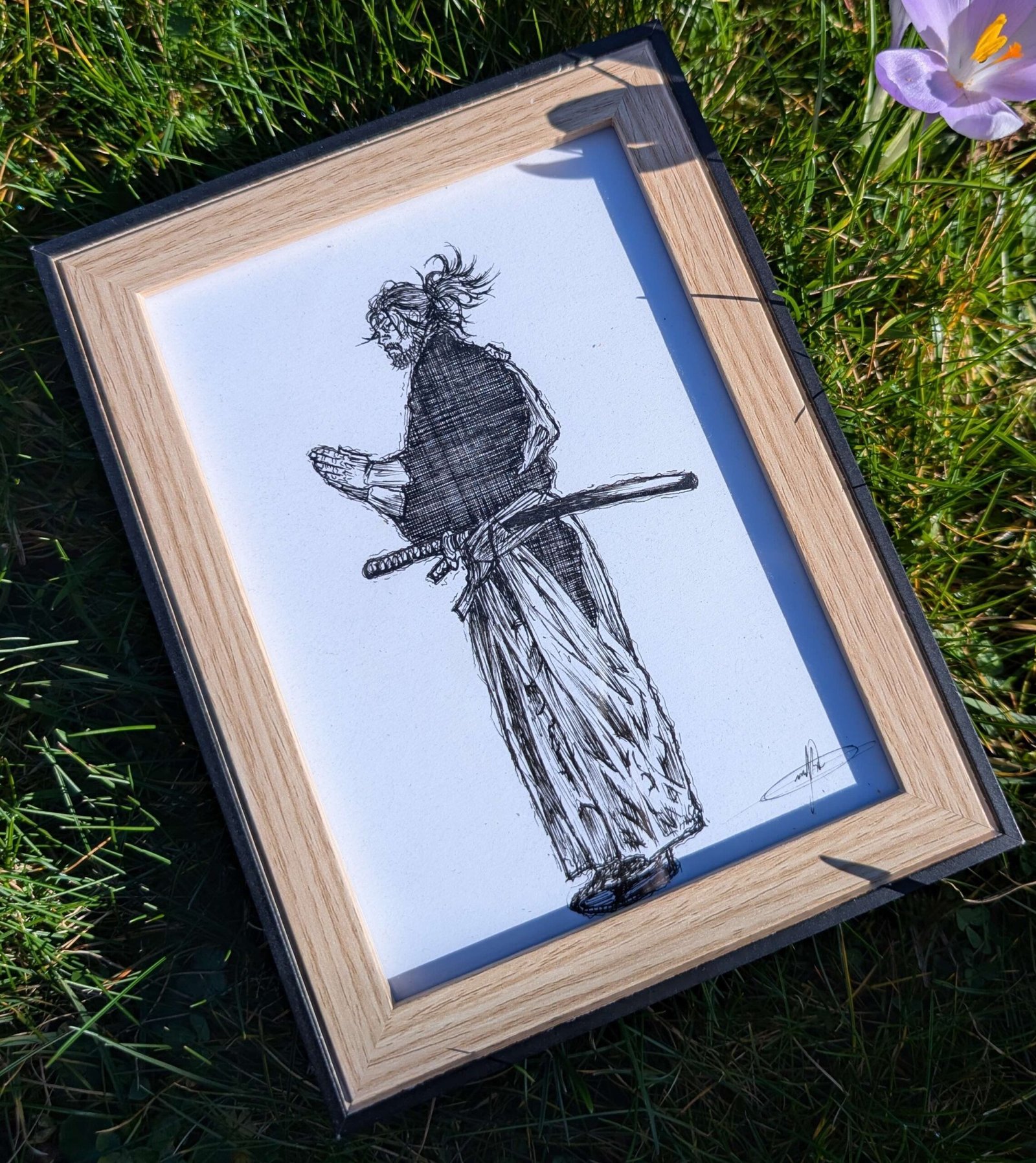 cadre avec print "vagabond" version cadre avec print "vagabond" version