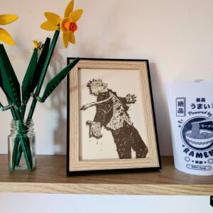 Home gravure gojo satoru (jujutsu kaisen) papier cartoné